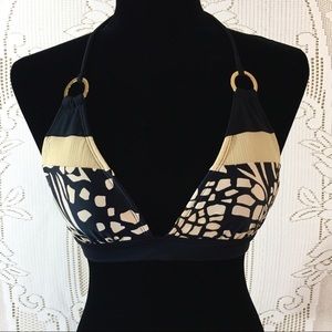 Niki Wior |  Animal Print Bikini Top  (TOP ONLY)